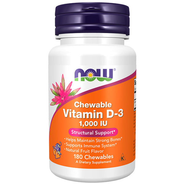 VITAMIN D-3 1,000 U.I .FRUITY FLAVOUR (MASTIGÁVEL)