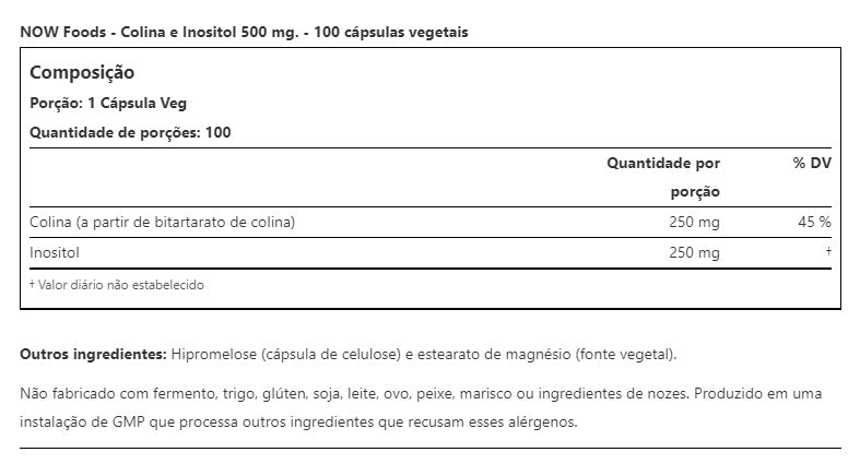 CHOLINE & INOSITOL