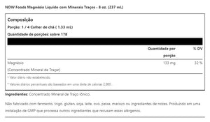 MAGNESIUM LIQUID WITH TRACE MINERALS (CLORETO DE MAGNÉSIO)