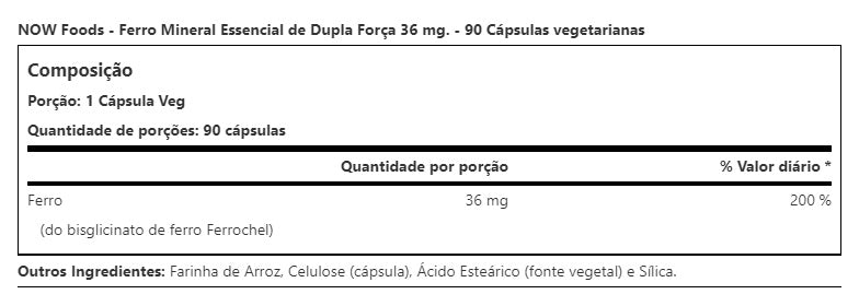 IRON 36 MG DOUBLE STRENGTH (FERRO FERROCHEL®)