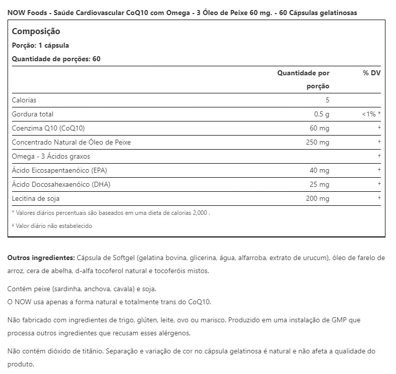 CO-ENZYME Q10 WITH OMEGA-3 (60 MG)