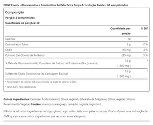 GLUCOSAMINE & CHONDROITIN EXTRA STRENGTH (GLUCOSAMINA E CONDROITINA)