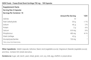 SHARK CARTILAGE (CARTILAGEM DE TUBARÃO)