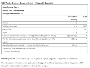 CRANBERRY STANDARDIZED EXTRACT (ARANDO VERMELHO - 6% ÁCIDO QUÍNICO)