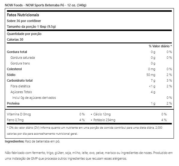 BEET ROOT POWDER (BETERRABA)